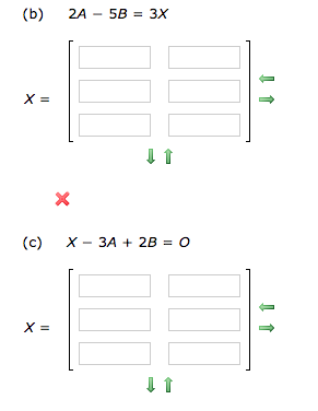 Solved 2 -51 0-3 | and B = Solve for X in the equation, | Chegg.com