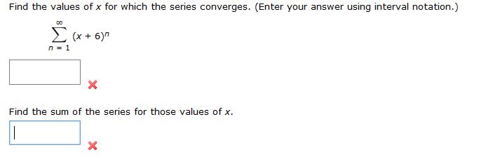 Solved find the values of x for which the series converges chegg