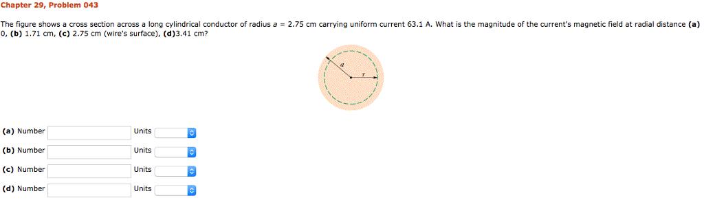 Solved The figure shows a cross section across a long | Chegg.com