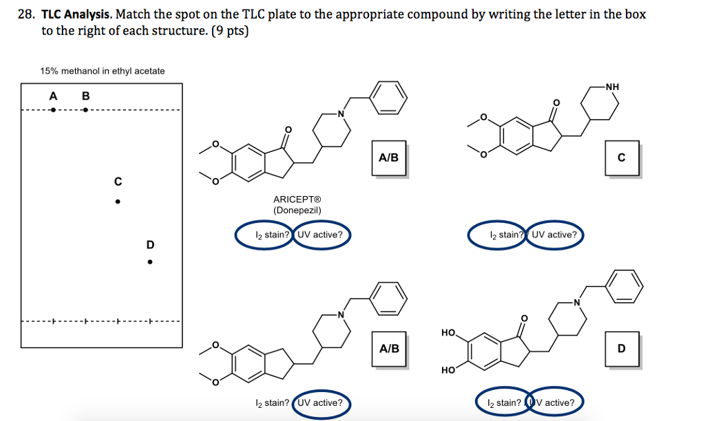 Solved How can you easily tell which molecules are UV active