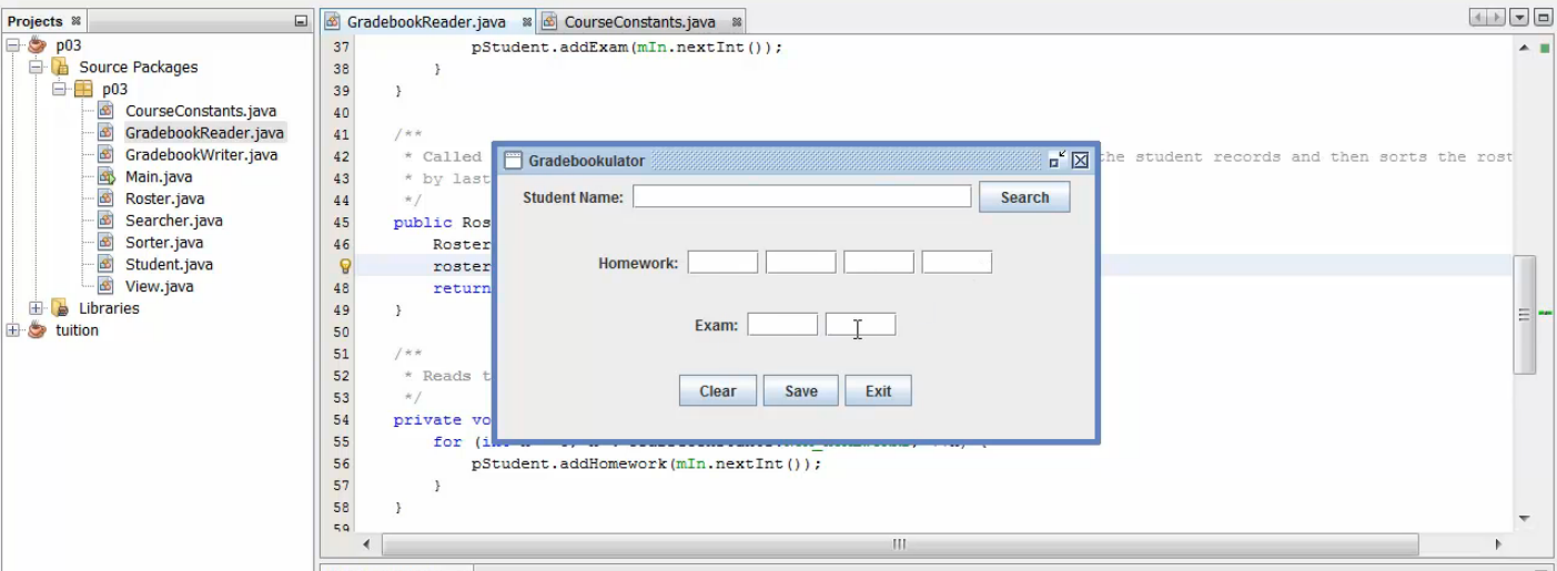 Solved JAVA: I need a program written that will utalize the | Chegg.com