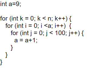 Solved Use Big O to calculate the time complexity of the | Chegg.com