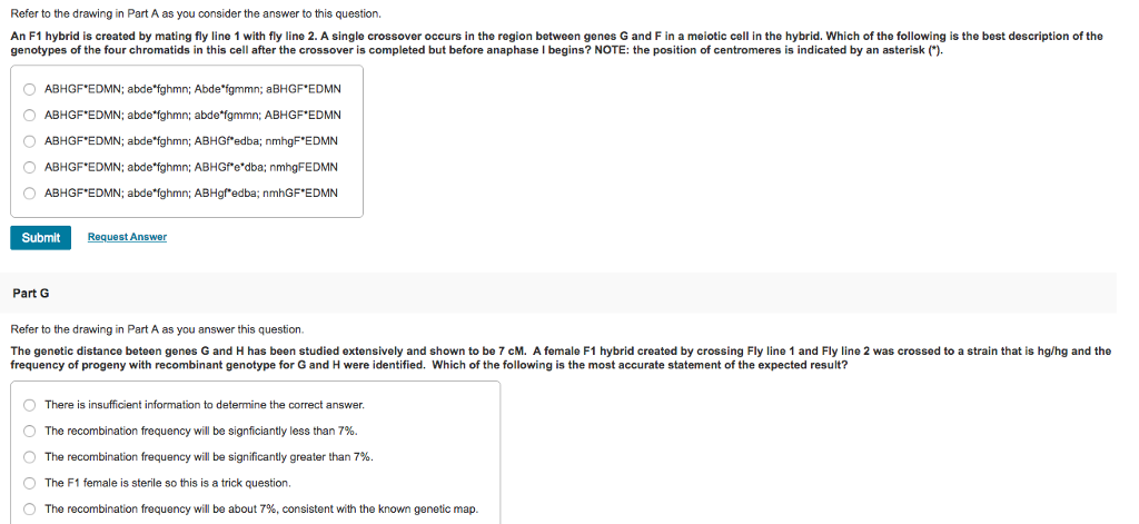 Solved Part A A B H G F E D M N Fly 1 A B HGF E DM N Fly 2 a | Chegg.com