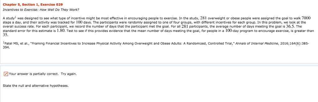 Solved Chapter 5, Section 1, Exercise 029 Incentives to | Chegg.com