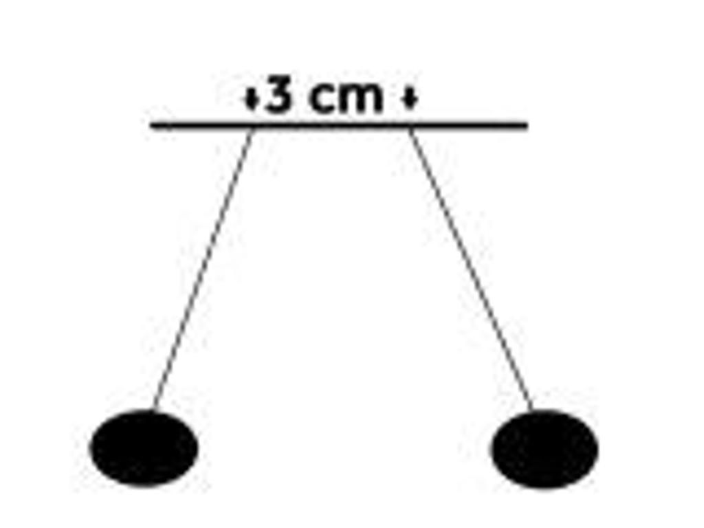Solved Two hard rubber spheres of a mass of 10 g are rubbed