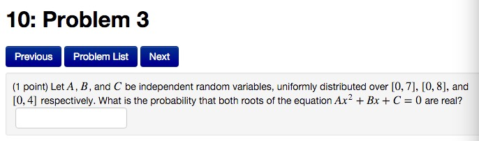 Solved Let A, B, And C Be Independent Random Variables, | Chegg.com