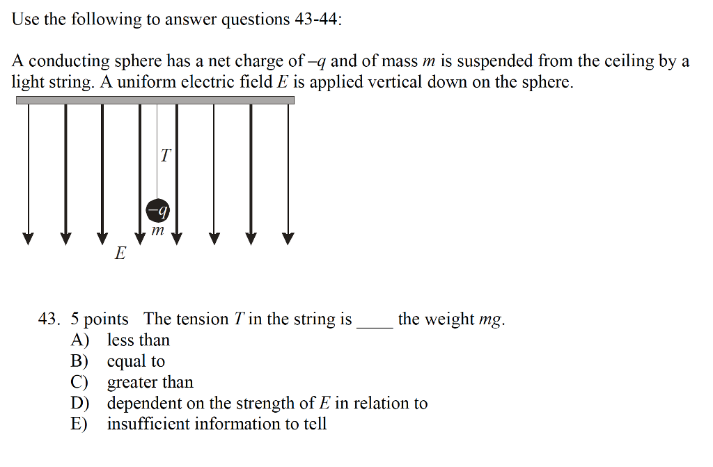 Solved A conducting sphere has a net charge of -q and of | Chegg.com