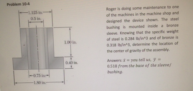 Solved Determine the location of the center of gravity of th | Chegg.com
