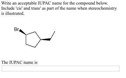 iupac acceptable