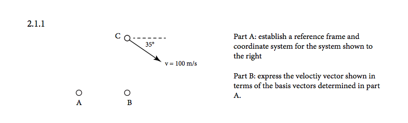 Solved Establish A Reference Frame And Coordinate System For | Chegg.com