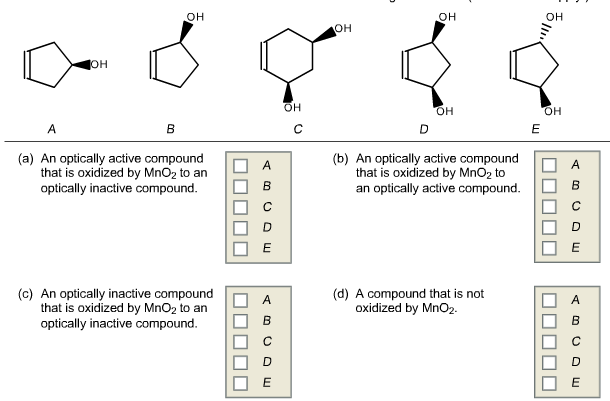 Solved Match one or more of the structures below with each | Chegg.com
