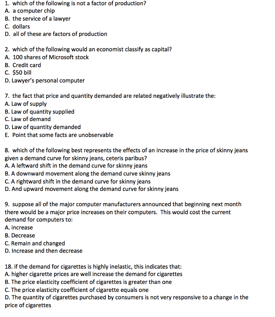 Solved Also, explain why you chose that answer (one or two | Chegg.com