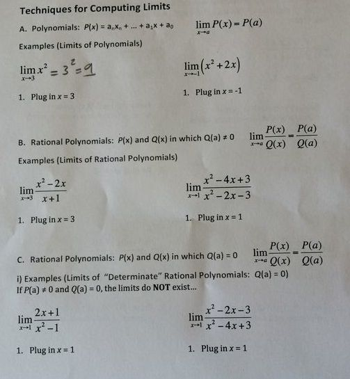 Solved Techniques for Computing Limits Polynomials: P(x) = | Chegg.com