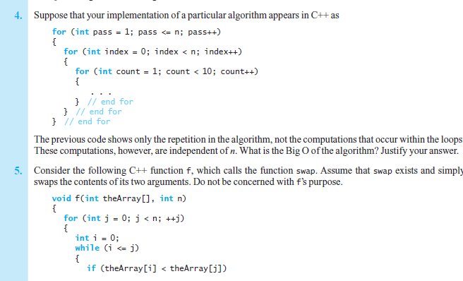 Solved 4. Suppose that your implementation of a particular | Chegg.com