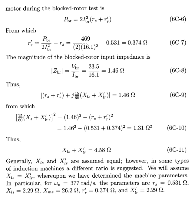 Solved calculate the actual rotor speed, in rad/s, at