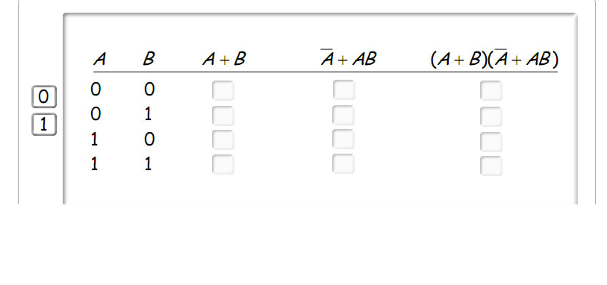 Solved Use a truth table to prove the identity | Chegg.com