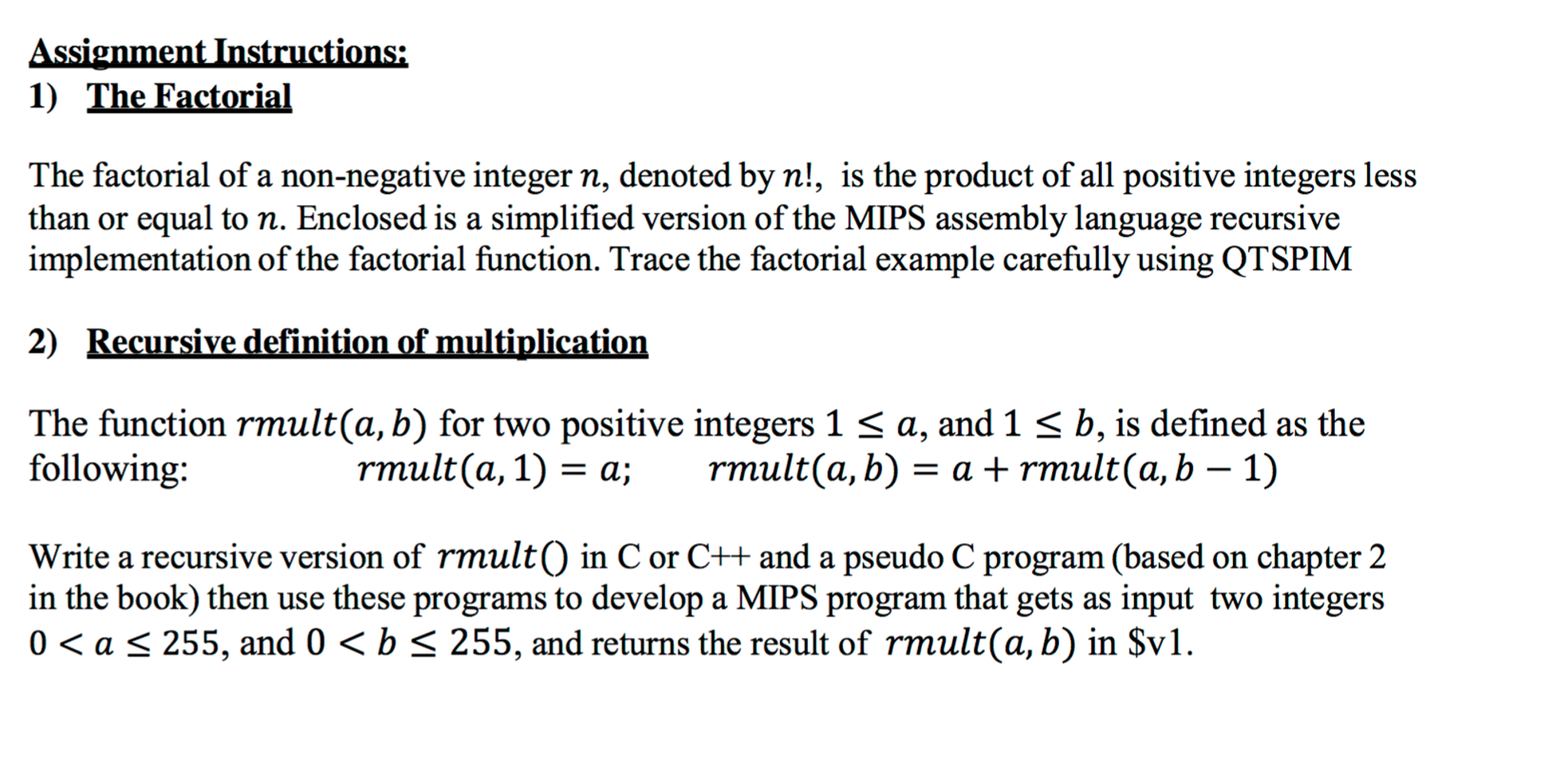 solved-1-the-factorial-the-factorial-of-a-non-negative-chegg