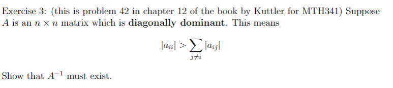 Solved Exercise 3: (this is problem 42 in chapter 12 of the | Chegg.com