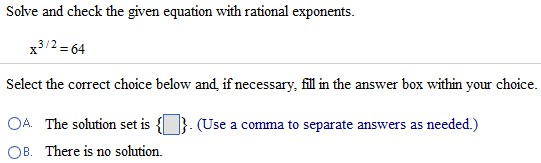 Solved Solve And Check The Given Equation With Rational E Chegg