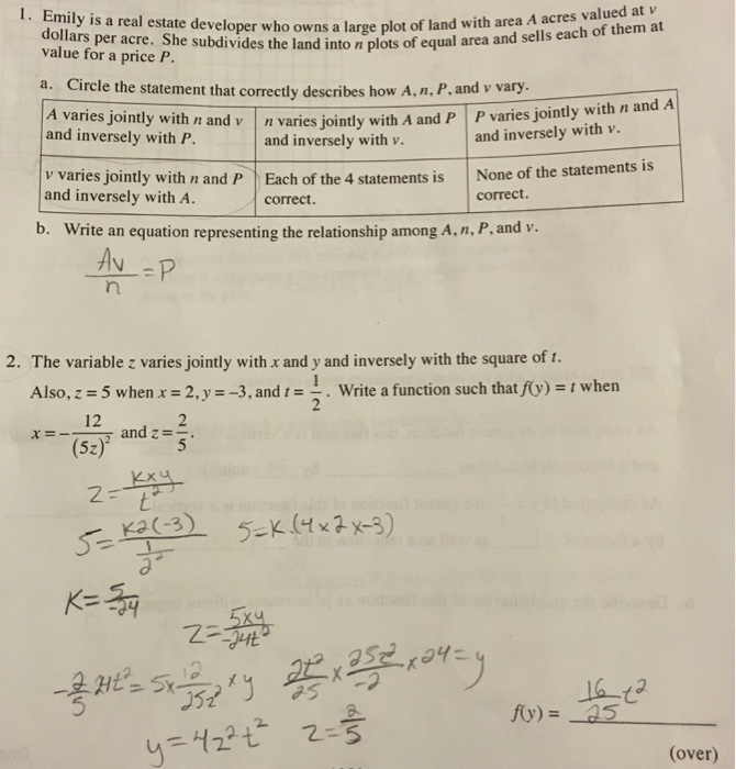 Solved ALGEBRA 2: help please! Check to see if I did them | Chegg.com