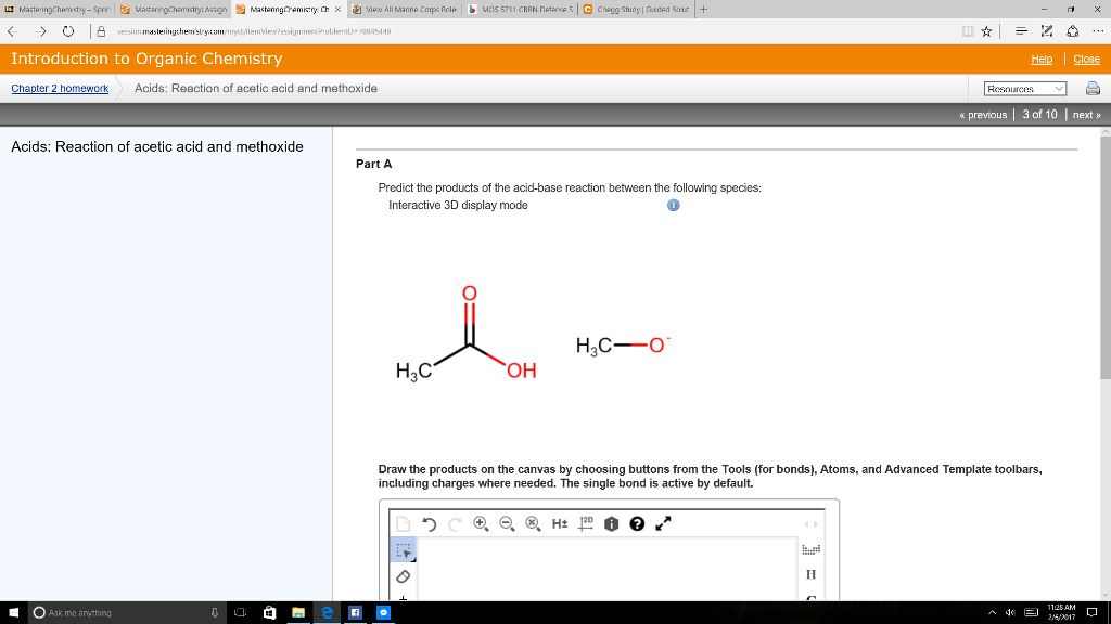 Solved Introduction To Organic Chemistry Chapter 2 Homework | Chegg.com