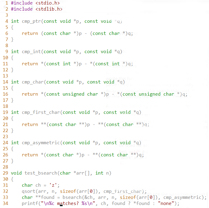 The following is in C: Given the code below, | Chegg.com