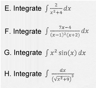 4 integrate 2x 3 2 dx