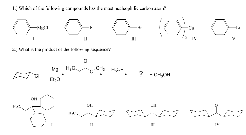 Solved Which of the following compounds has the most | Chegg.com