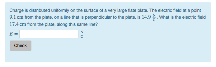 Solved Charge is distributed uniformly on the surface of a | Chegg.com