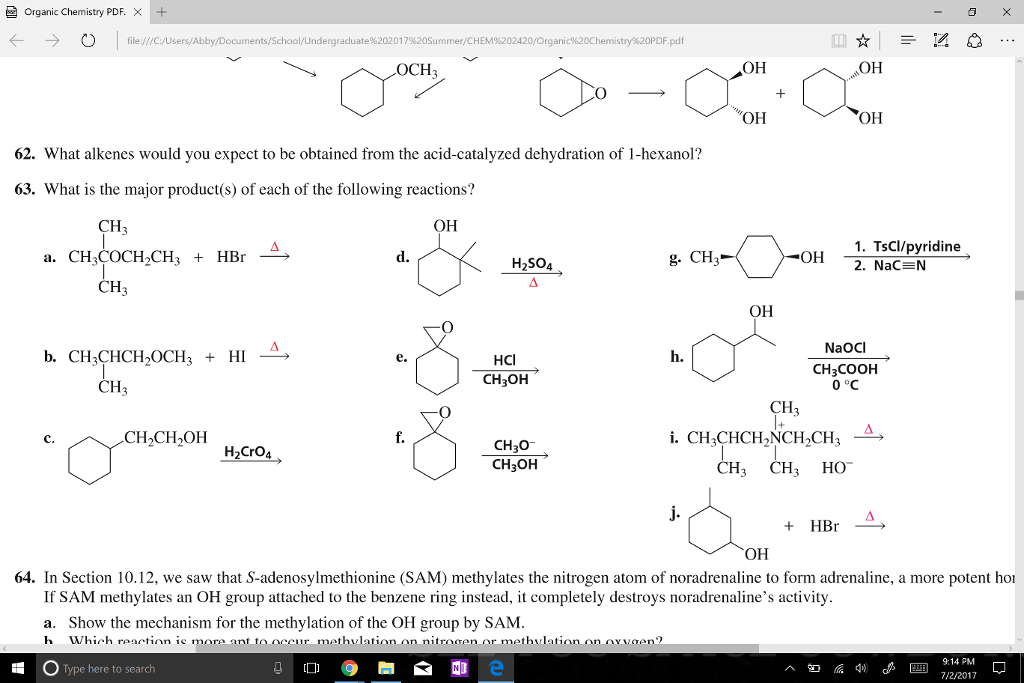 Organic Chemistry Questions And Answers Pdf