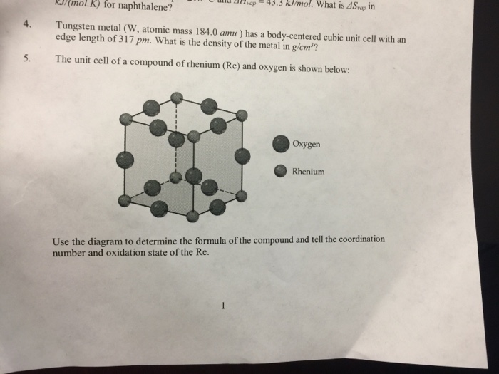 Solved Tungsten metal (W, atomic mass 184.0 amu) has a