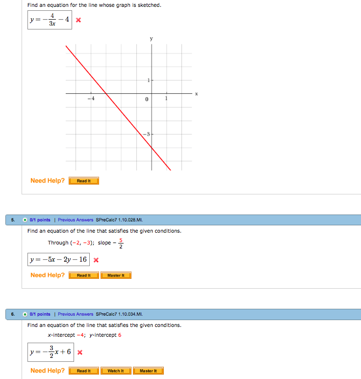 Solved Find an equation for the line whose graph is | Chegg.com