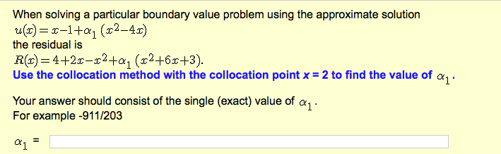 Solved When solving a particular boundary value problem | Chegg.com