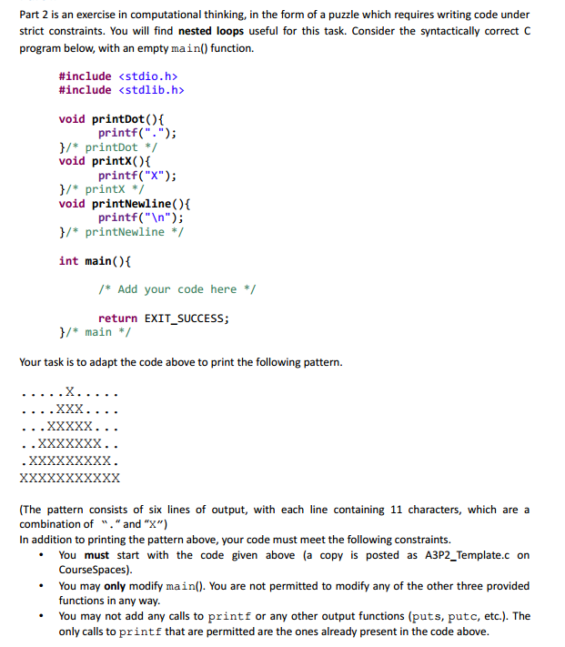 Solved Part 2 Is An Exercise In Computational Thinking In Chegg Solved Part 2 Is An Exercise In Computational Thinking In Chegg