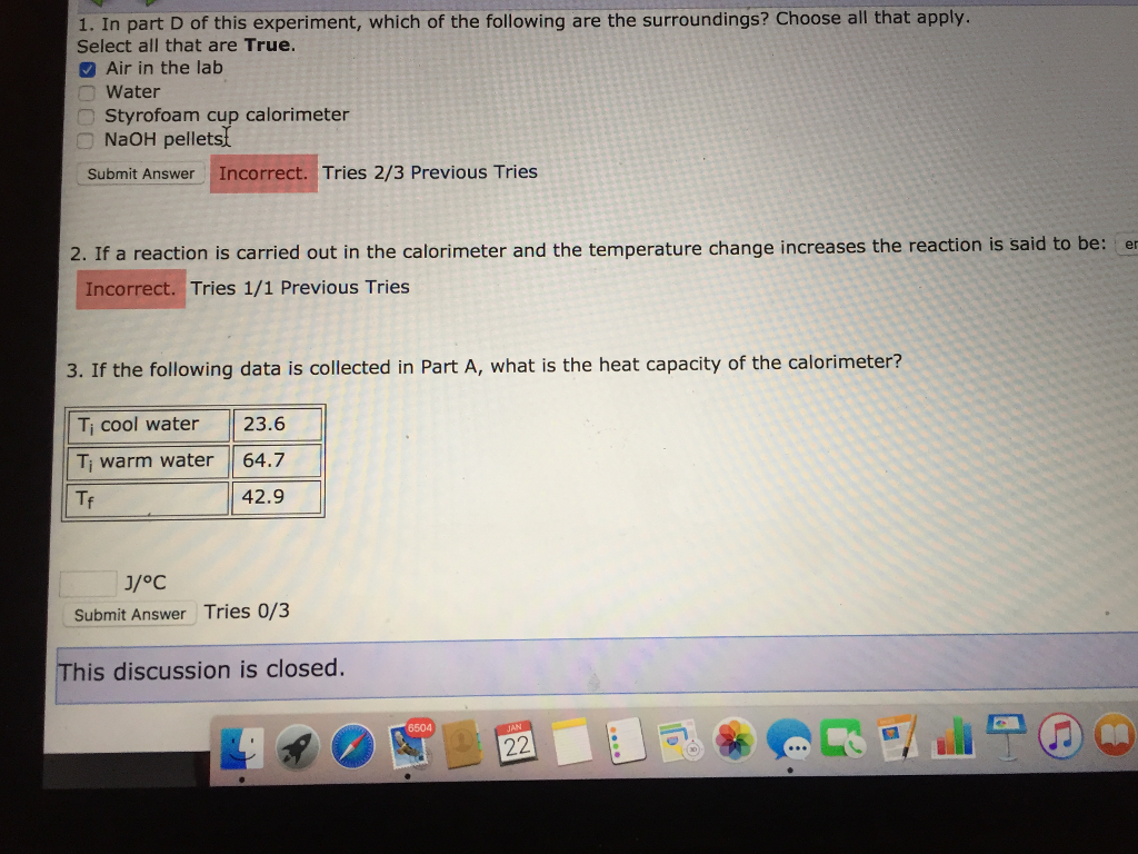 Solved Make two calorimeters; each one made by nesting two