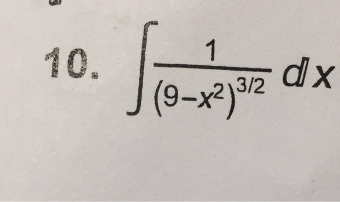 solved-integral-1-9-x-2-3-2-dx-chegg