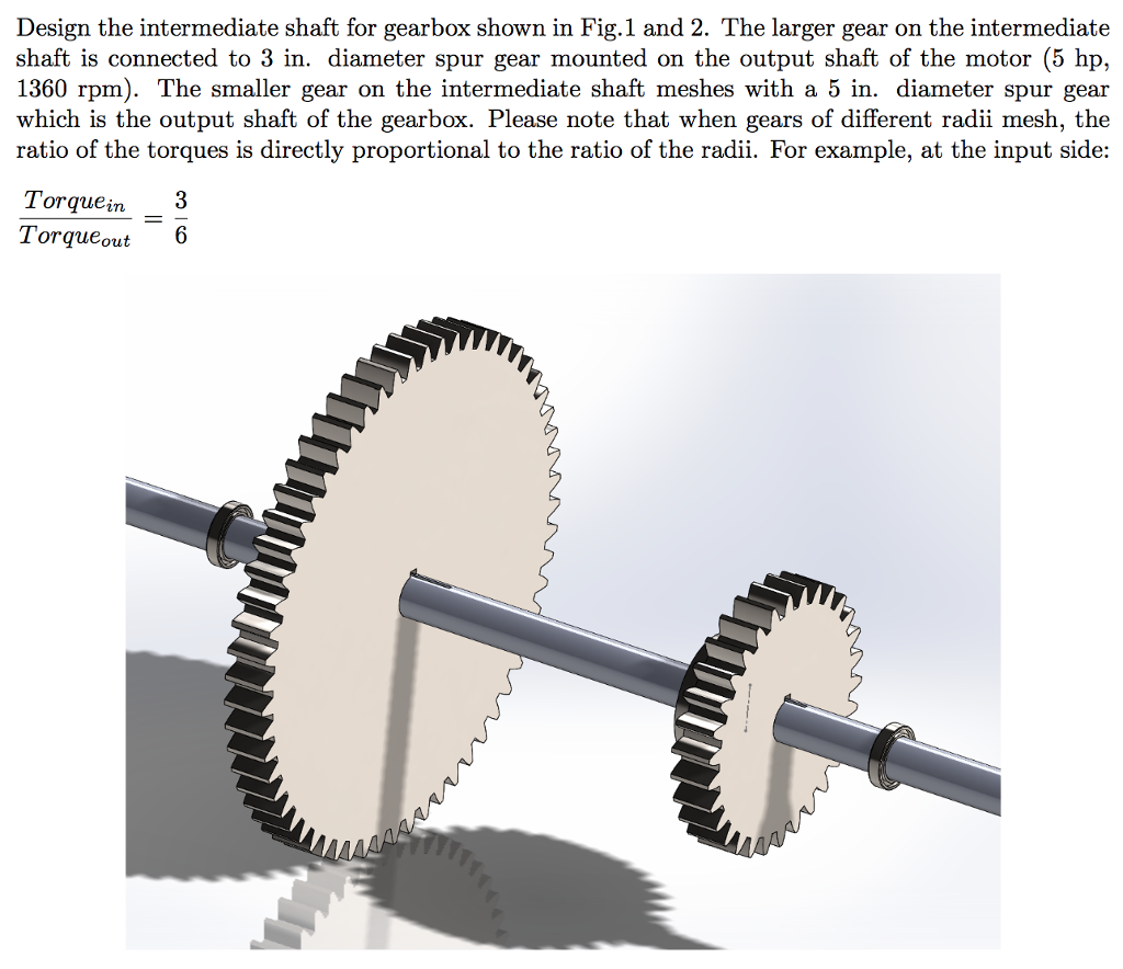 Solved .50 Spur Gear Spur Gear .50 φ3.00 50 Bearing Keyway
