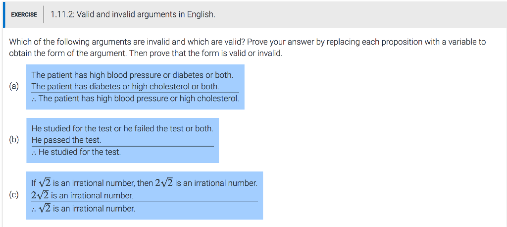 solved-exercise-1-11-2-valid-and-invalid-arguments-in-chegg