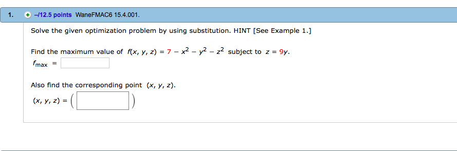 Solved Solve The Given Optimization Problem By Using | Chegg.com