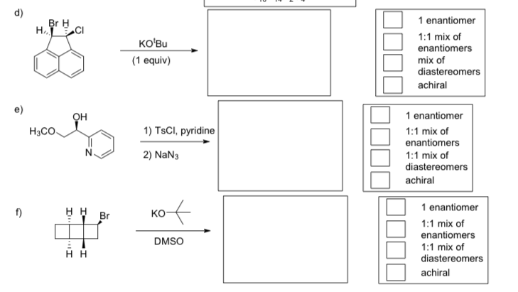 Solved 3. Provide the missing products in the boxes below. | Chegg.com