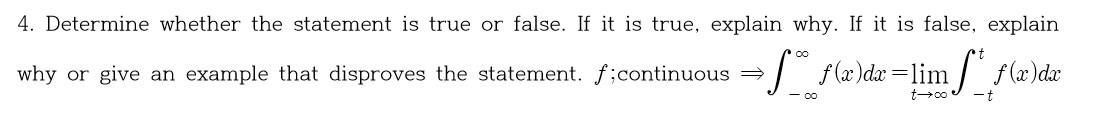 Solved Determine whether the statement is true or false. If | Chegg.com