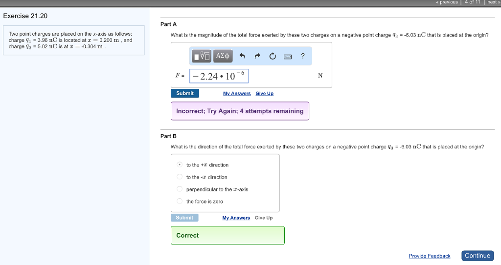 Solved Two point charges are placed on the x-axis as | Chegg.com