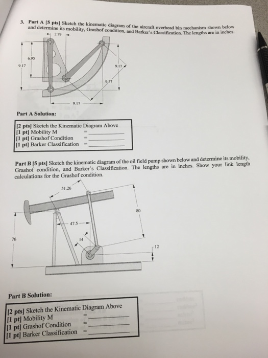 Solved Sketch the kinematic diagram of the aircraft overhead | Chegg.com