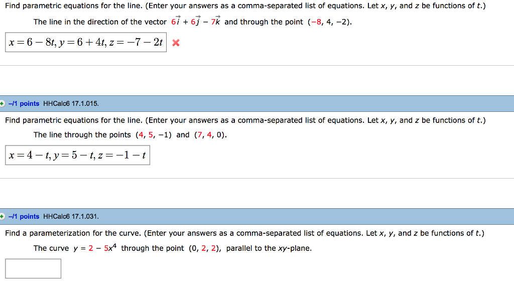 solved-find-parametric-equations-for-the-line-enter-your-chegg