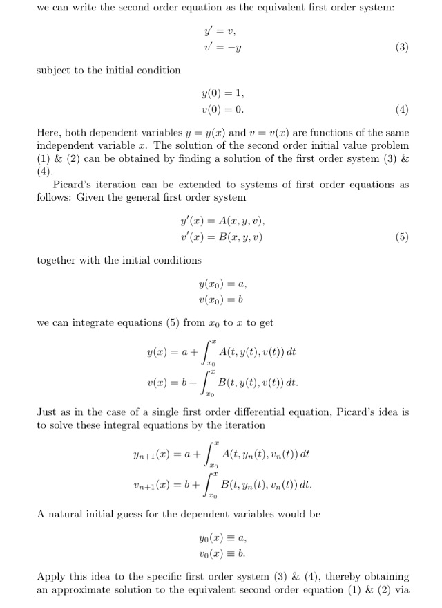 Solved Consider the second order differential equation: y