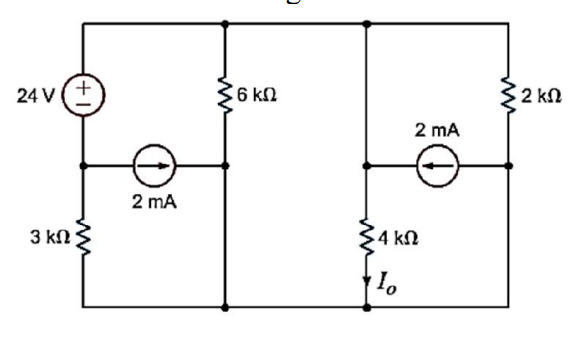 Solved 24 V(+ 2 mA 2 mA 0 | Chegg.com