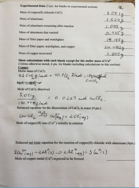 solved-mass-of-copper-ii-chloride-cucl-2-mass-of-chegg