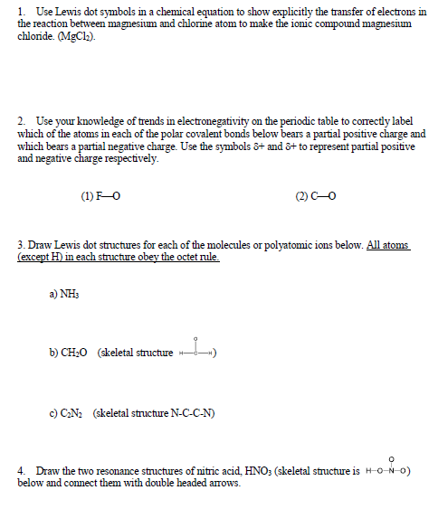 solved-use-lewis-dot-symbols-in-a-chemical-equation-to-show-chegg