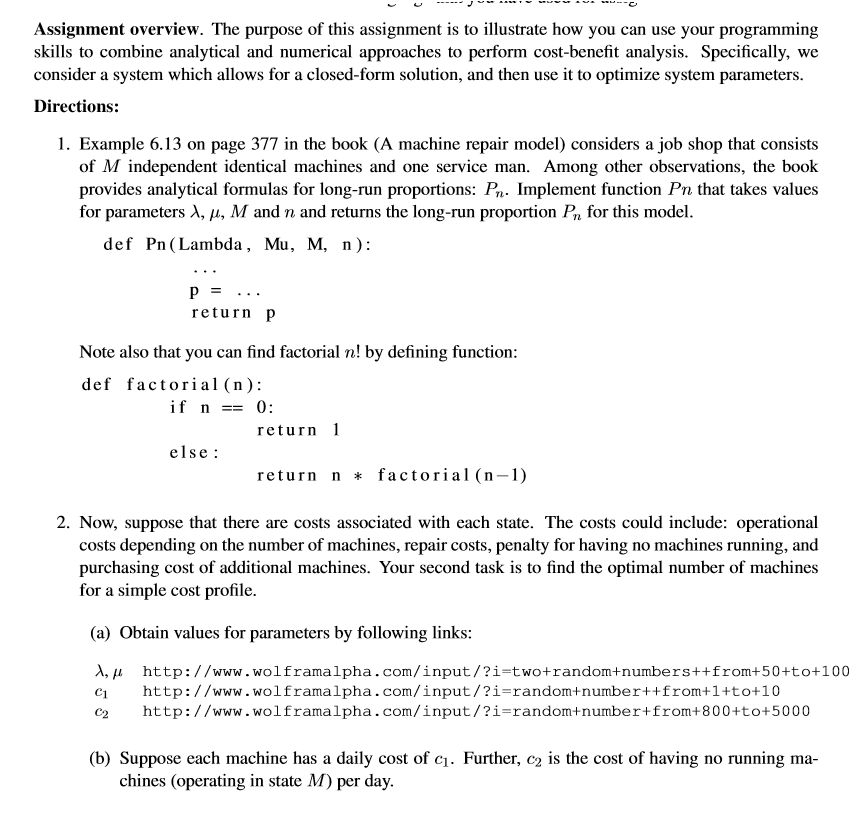 Assignment overview. The purpose of this assignment | Chegg.com