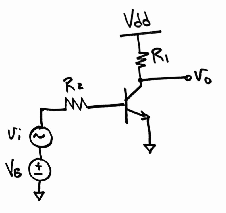 Solved In the circuit shown in Figure 4, the transistor has | Chegg.com